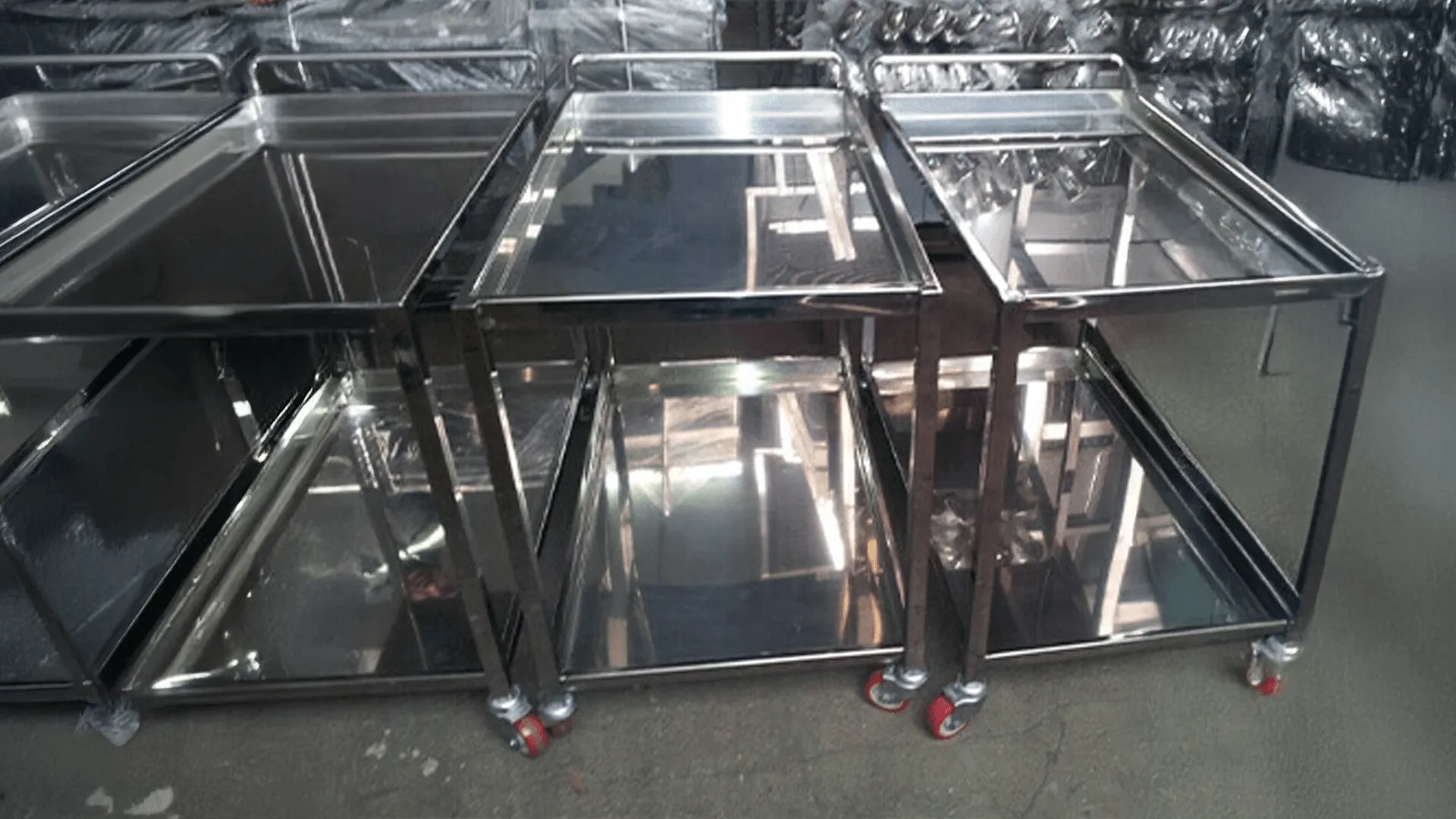 Plataformas de acero inoxidable